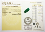 Chrysoprase 1.86ct AIG Certified