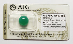 Chalcedony 4.79ct AIG Certified