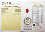 Rhodochrosite 6.27ct AIG Certified