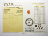 Rhodochrosite 12.28ct AIG Certified