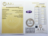 Amethyst 4.87ct AIG Certified