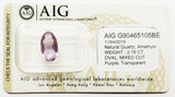 Amethyst 2.78ct AIG Certified