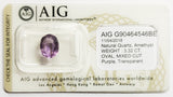 Amethyst 3.32ct AIG Certified