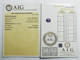 Amethyst 3.32ct AIG Certified