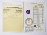 Amethyst 1.59ct AIG Certified