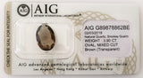 Smokey Quartz 3.90ct AIG Certified