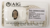 Smokey Quartz 4.08ct AIG Certified