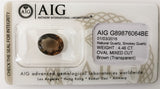 Smokey Quartz 4.46ct AIG Certified