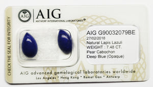 Lapis Lazuli 7.48ct AIG Certified