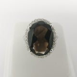 11.03ct Smokey Quartz Ring