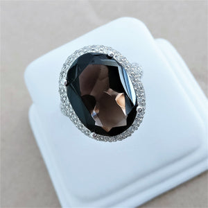 7.94ct Smokey Quartz Ring