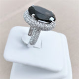 11.03ct Smokey Quartz Ring