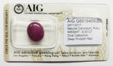 Ruby 9.43ct AIG Certified