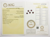 Rhodolite 3.64ct AIG Certified