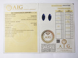 Sapphire 0.37ct AIG Certified